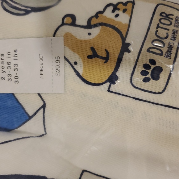 NEW Gap Unisex Organic Cotton Veterinarian PJ Set - Picture 4 of 4